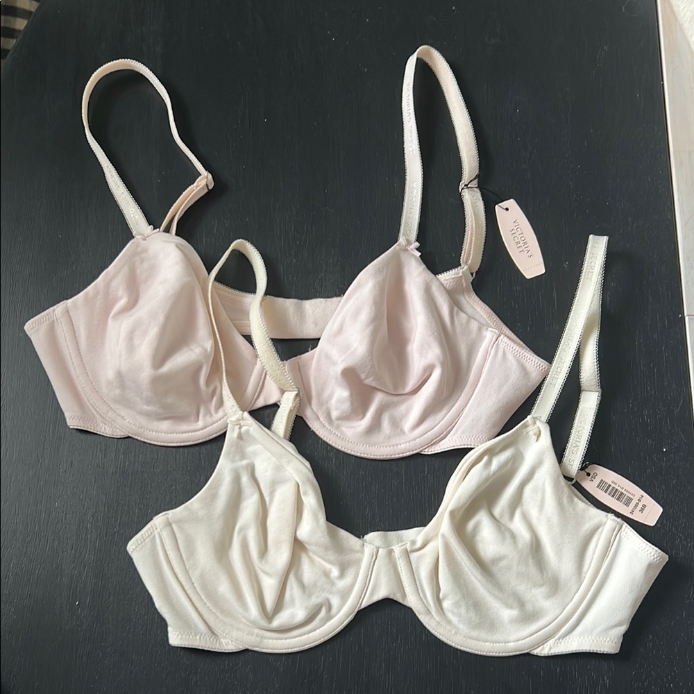 Victoria's Secret Pink or Cream Underwire Bra